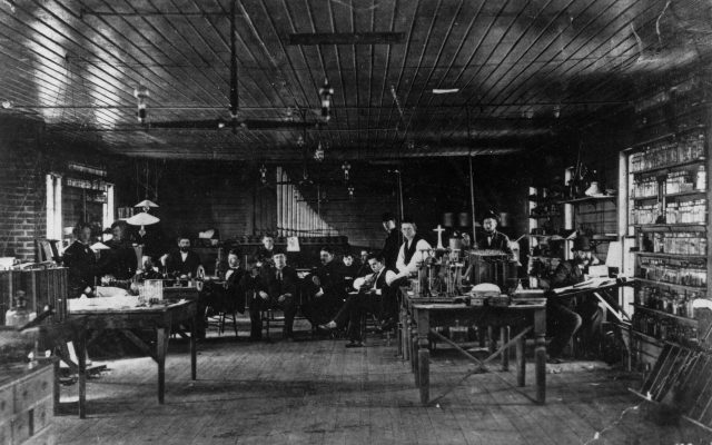 Thomas Edison's laboratory at Menlo Park, New Jersey